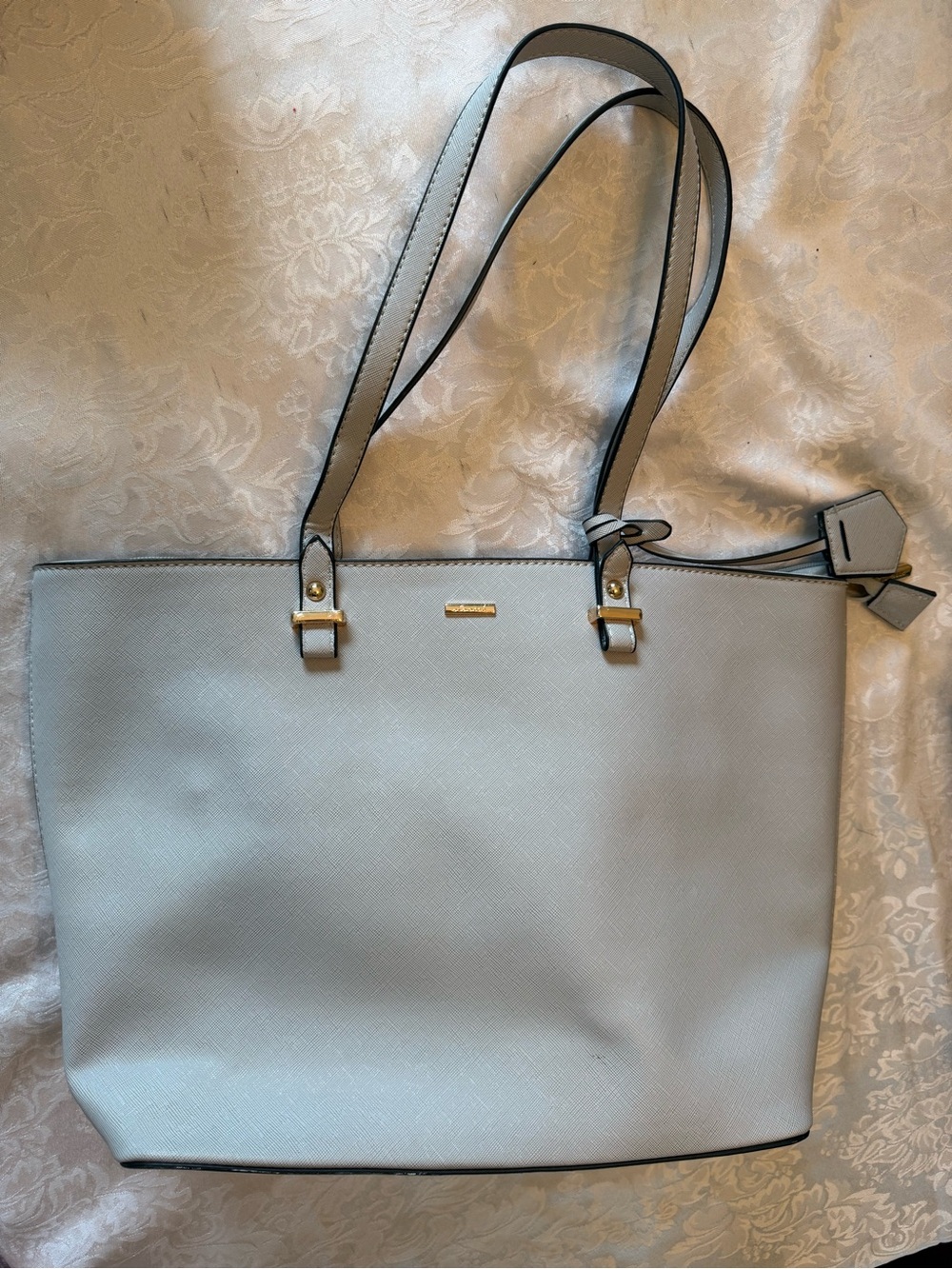 Lovevook Elegant Light blue Tote with Dual Shoulder Straps